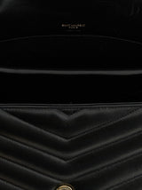 Saint Laurent Black Lamb Leather Shoulder Bag