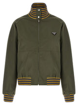 Prada Bicolor Polyester Bomber