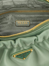 Prada Bicolor Lamb Leather Shoulder Bag