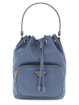 Prada Blue Recycled Polyamide Handbag