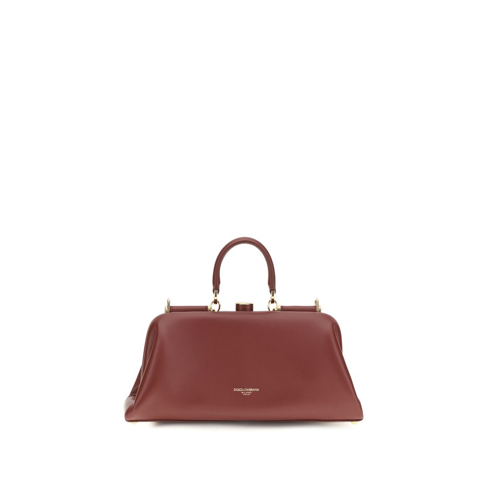 Dolce & Gabbana Medium Grandma Handbag In Plongé Nappa Leather