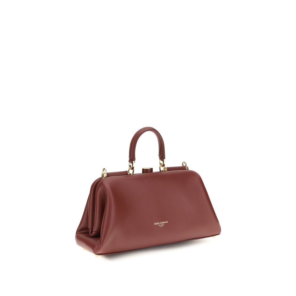 Dolce & Gabbana Medium Grandma Handbag In Plongé Nappa Leather