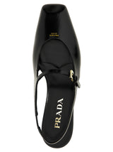 Prada Black Calfskin Ballet Flats