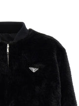 Prada Black Recycled Polyamide Bomber