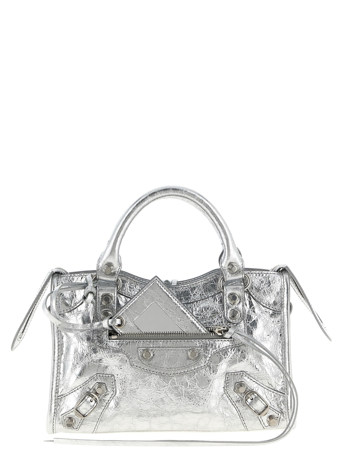 Balenciaga Women's Le City Bag Mini in Silver