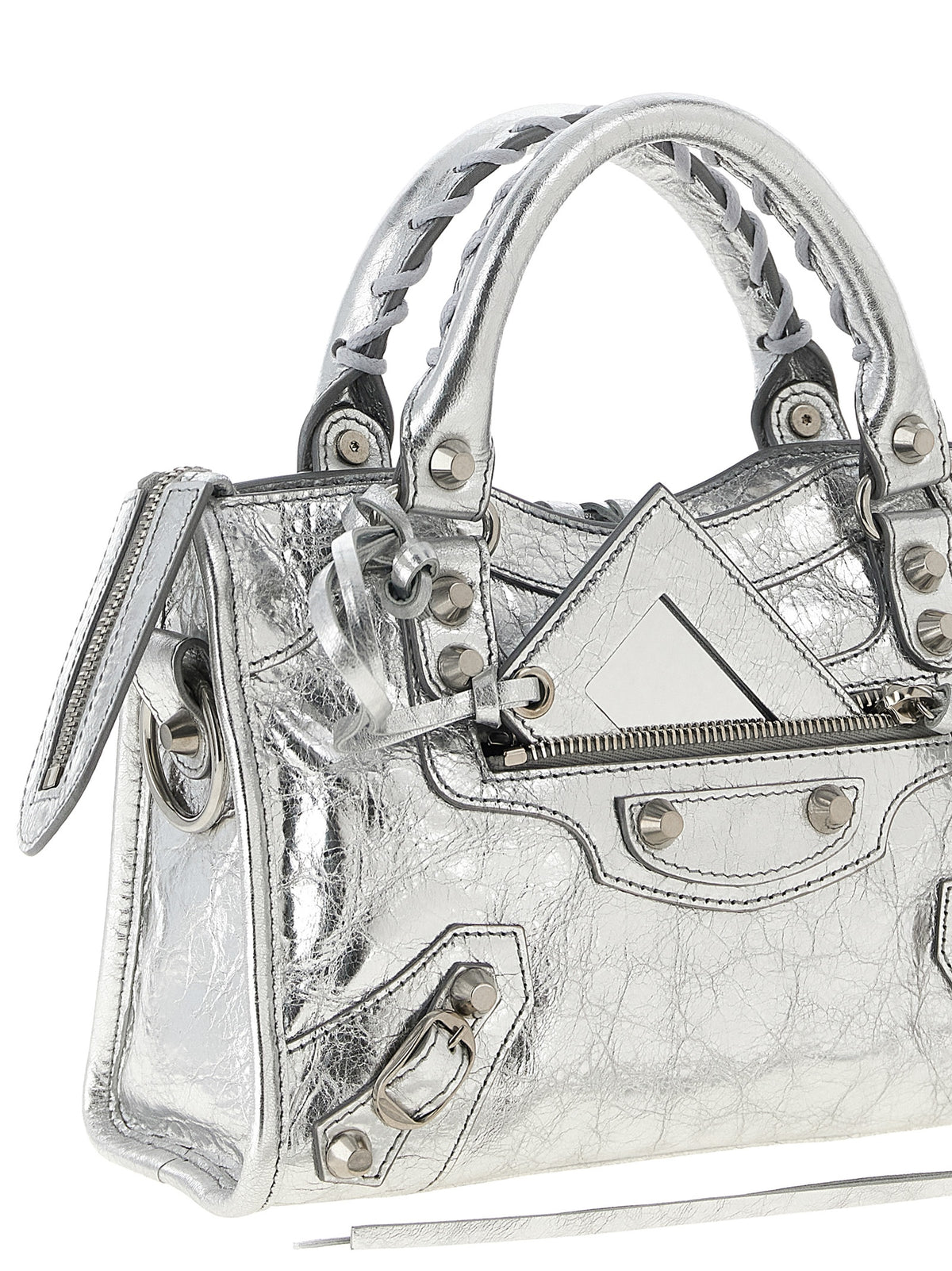Balenciaga Women's Le City Bag Mini in Silver