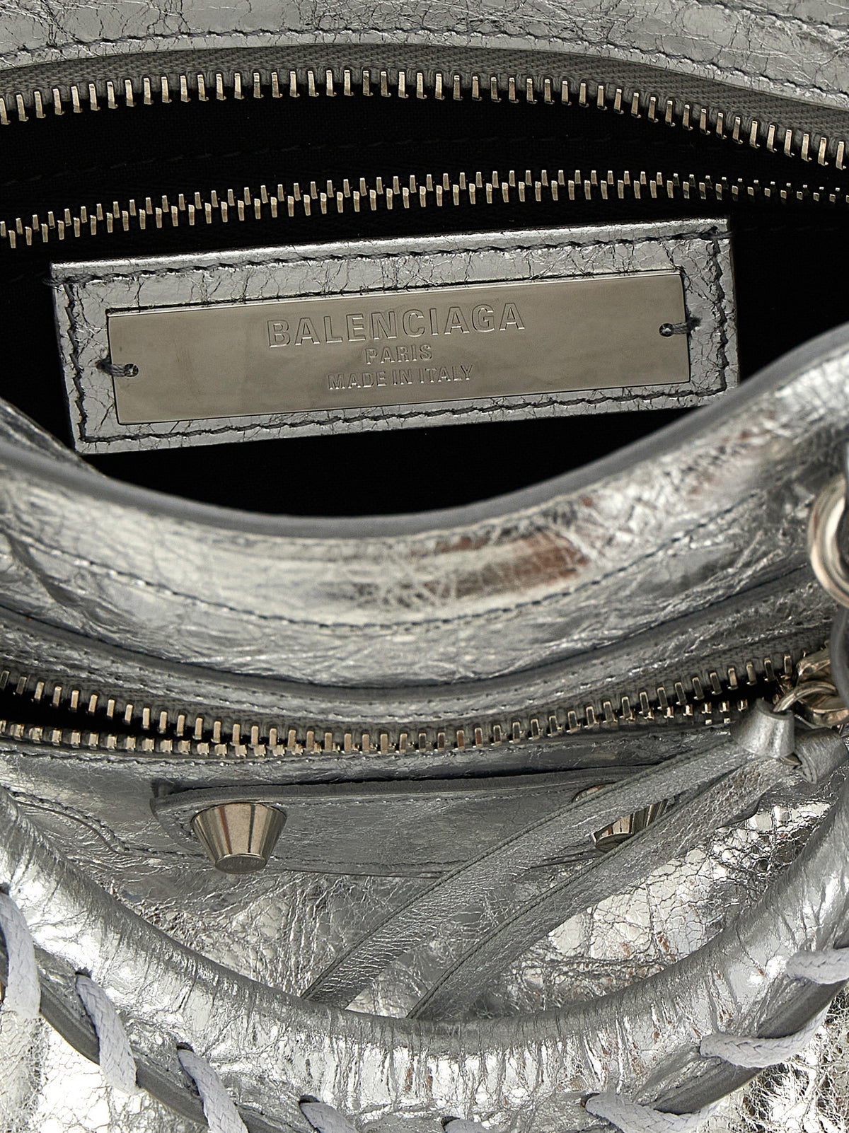Balenciaga Women's Le City Bag Mini in Silver