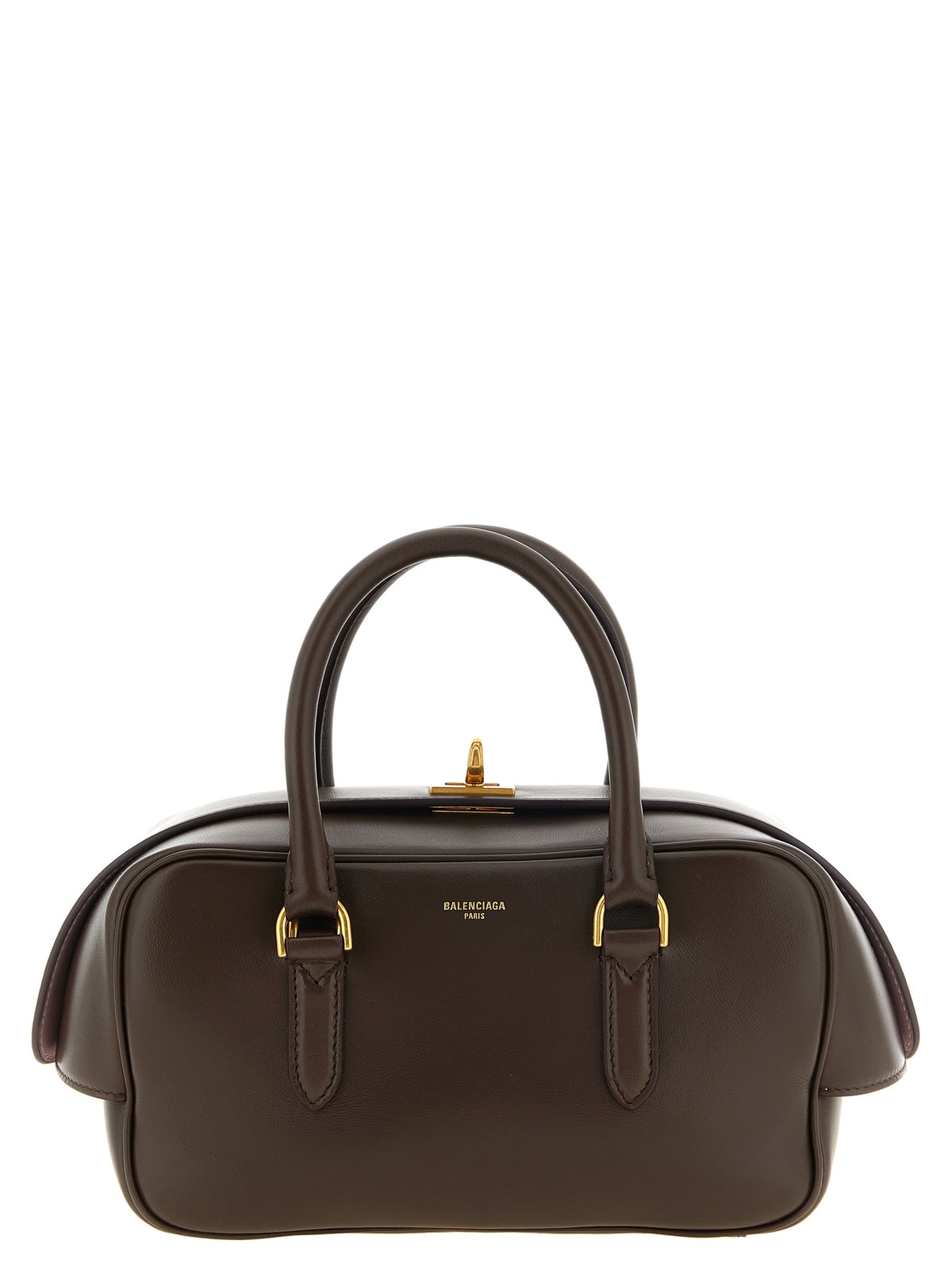 Balenciaga Women's Le 7 Bowling Bag Small in Muscade