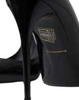 Dolce & Gabbana Black Patent Leather Pumps