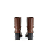 Burberry Brown Leather Ankle Boots